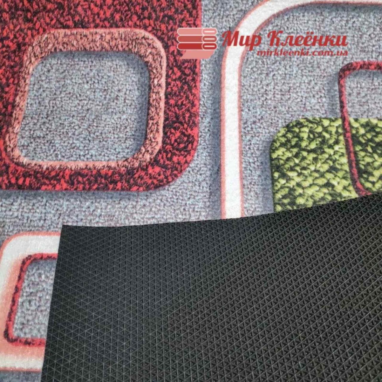 Універсальний килимок ПВХ на гумовій основі, ширина 80 см на метраж