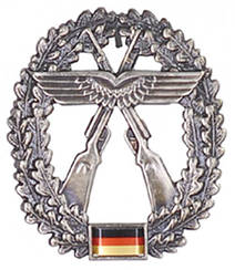 Беретный значок Бундесверу Сили безпеки ВВС Barettabzeichen orig. Bw Luftwaffen-Sicherungstruppe