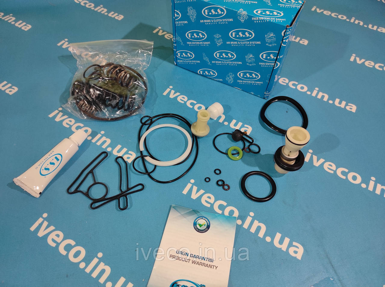 Ремкомплект вологовідділювача DAF, IVECO 01128012FSS II37677008 LA8124 LA8125 LA8128 LA8157 KSK.63.3