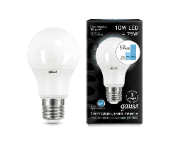 Світлодіодна лампа Гаусса Step dimmable А60 10Вт 4100K E27 180-240В