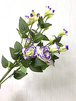 Штучна еустома (преміум, імітація натуральної рослини)., фото 5