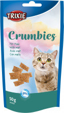 Ласощі Trixie Crumbies для кішок з солодом, виведення грудочок вовни, 50 г