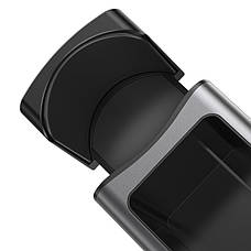 Автомобільний органайзер між сидіннями Baseus Deluxe Metal Armrest Console Чорний (CRCWH-A01), фото 5