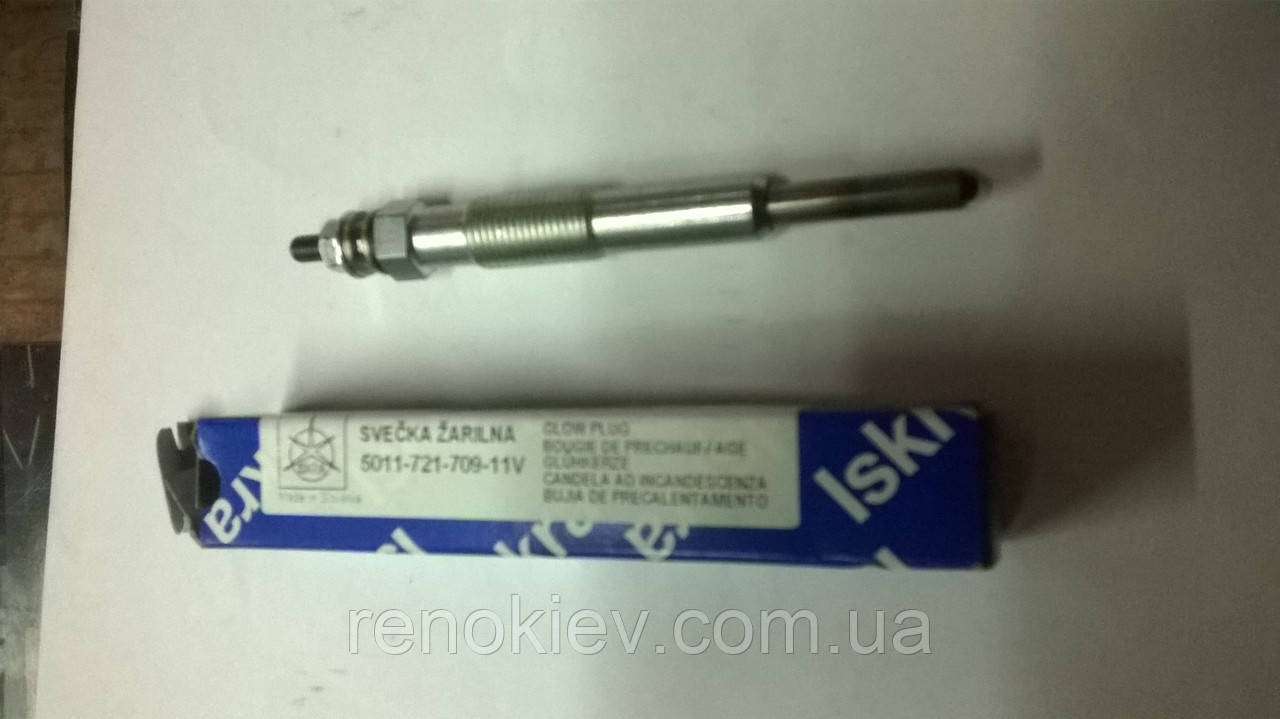 Свічка накала Renault Kangoo 1,9D 11V під різь, фото 1