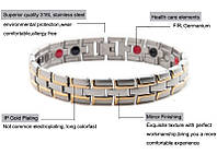 Энергетический стальной браслет 8035 - (без магнитов)