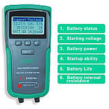 Тестер автомобільних акумуляторів DUOYI DY2015A 12V 24V Car Battery Tester аналізатор акб, фото 2