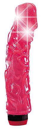 Вібратор Big Jelly, рожевий, фото 2