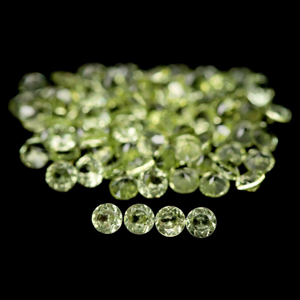 5.60 карта 2.6 мм Природний перидот, бризоліт,олівін 75 шт., фото 1