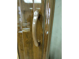 Двері гармошка глухаті, No 4 Дуб темні, глянцева,81 см доставка по Україні, фото 2