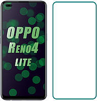 Защитное стекло OPPO Reno4 Lite (Прозрачное 2.5 D 9H) (ОППО Рено 4 Лайт)