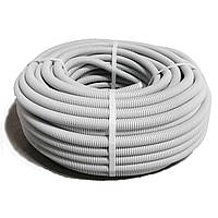 Гофротруба KOPOS 40 мм 25мп 320N/5 см з протяжкою MONOFLEX, світло-сіра, 1440_K25D гофрована Копос