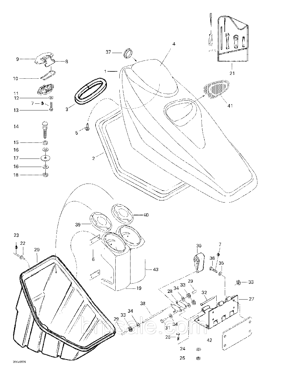 Відбивач Sea-Doo BRP DEFLECTOR