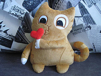 М'яка іграшка кот Персик ВКонтакте стикер ручна робота