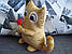 М'яка іграшка кот Персик ВКонтакте стикер ручна робота, фото 3