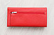 Жіночий тонкий шкіряний гаманець червоний Desisan Туреччина, фото 6