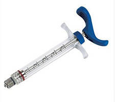 Шприц пластиковий ветеринарний LL з бігунком (багаторазовий), 5 мл