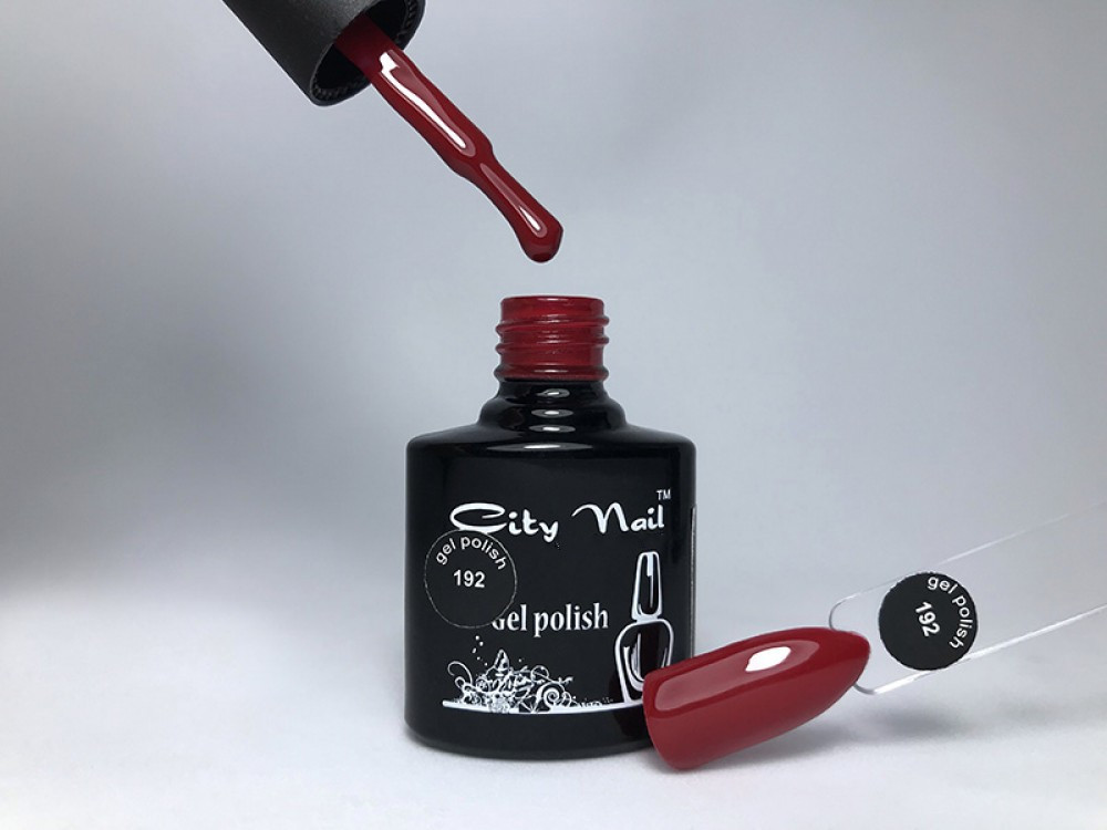 Гель-лак CityNail 192 червоний - Гель Лаки Преміум Класу