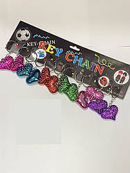 Брелки на ланцюжку Сердечка