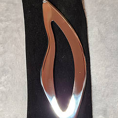 Блейд 14 на 5 см скребок гуаша сталевий