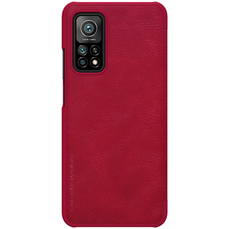 Захисний чохол-книжка Nillkin для Xiaomi Mi 10T / Mi 10T Pro / Redmi K30S Qin leather case Red