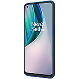 Захисний чохол Nillkin для Oneplus Nord N10 5G Super Frosted Shield Blue, фото 6