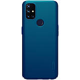 Захисний чохол Nillkin для Oneplus Nord N10 5G Super Frosted Shield Blue, фото 3