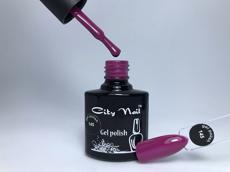 Гель лак марсаловый сливовий CityNail 145 10мл арт. Гл145-10, фото 1