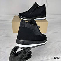 Жіночі кросівки на хутрі дутики, фото 4