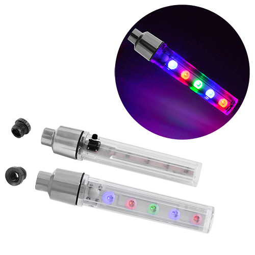 Велосипедний золотник світлодіодний RGB 5 кольорів, фото 1