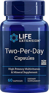 Life Extension Two-Per-Day 60 капсул