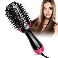 Фен щетка расческа стайлер для укладки волос 3 в 1 One Step Blower Brush