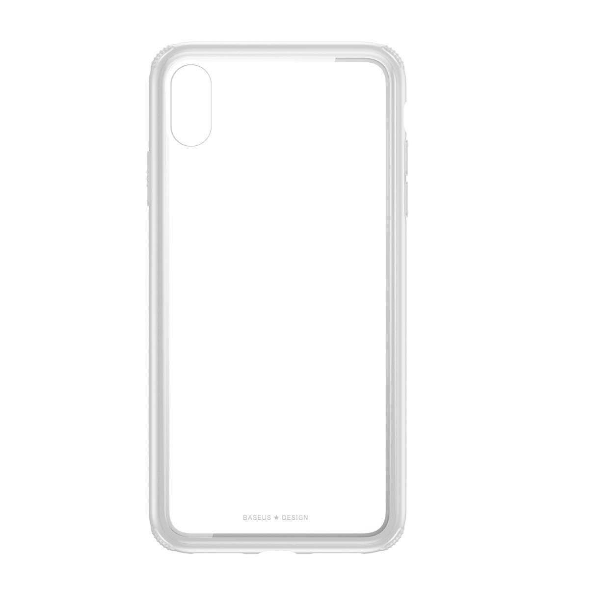 Apple iPhone XS Max Чохол-накладка Baseus See-through White