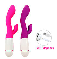 Вибратор Charles для клитора и точки G двойной на Аккумуляторе USB