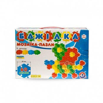 Іграшка мозаїка-пазли "Бджілка ТехноК", 60 деталей 2995