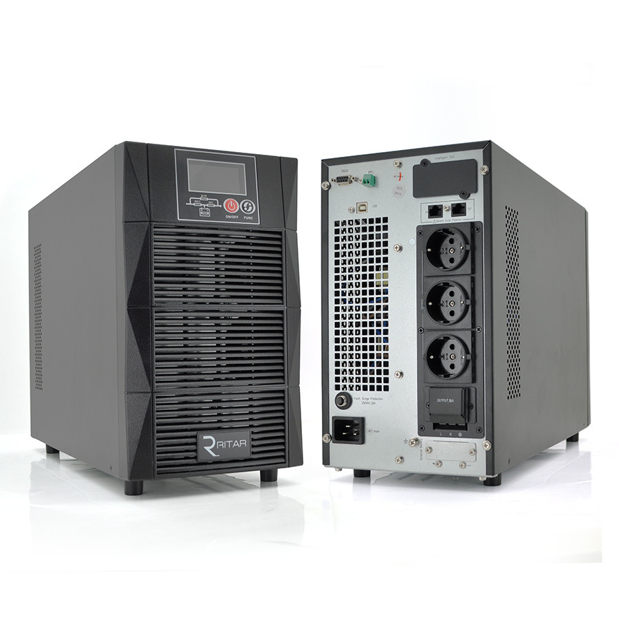 ДБЖ On-Line INVT HT1101S 1KVA/0.9kW 36В, Вбудована батарея 12 V 7 Ah х 3 шт (448*240*320) 12,9 кг, фото 1