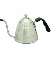 Чайник-кавник "Еліт-кава" 1000мл для ресторану чи кафе з якісної нержавіючої сталі для Кемекса