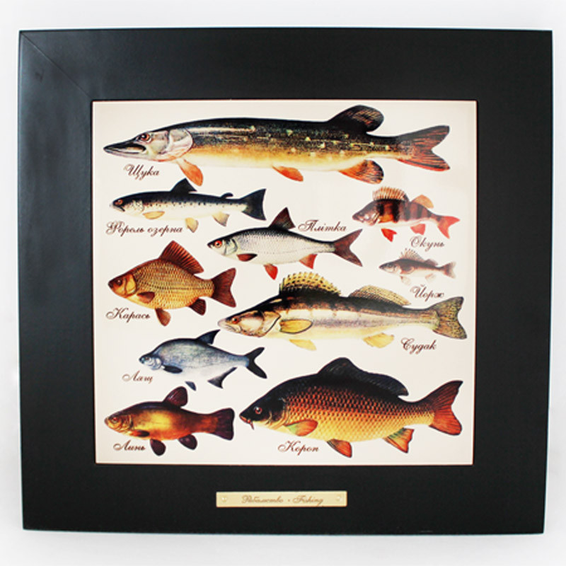 Панно настінне Рибальство, 28х28/20х20 см (263-5002B), фото 1