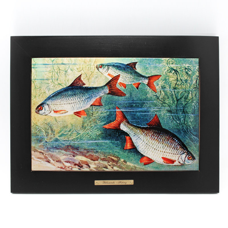 Панно настінне Рибальство.Плотва, 38х28/20х30 см (263-6006B), фото 1