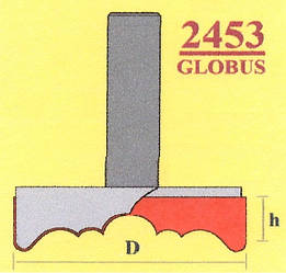 Фрези Globus 2453 (Для виготовлення декоративних розеток)