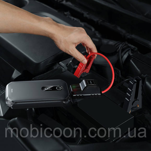 Пускозарядний пристрій Бустер Baseus Car Jamp Starter Super Energy Pro 3in1 12V 12000 mAh