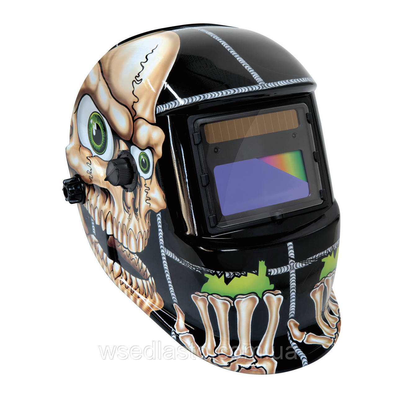 Зварювальна маска GYS LCD VENUS 9/13 G BONES TRUE COLOR