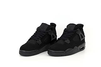 Жіночі чорні кросівки Nike Air Jordan 4