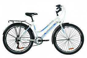 Велосипед 26" Discovery PRESTIGE WOMAN 2020 (біло-блакитний)