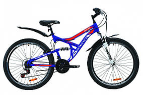 Велосипед 26" Discovery CANYON 2020 (синьо-помаранчевий )