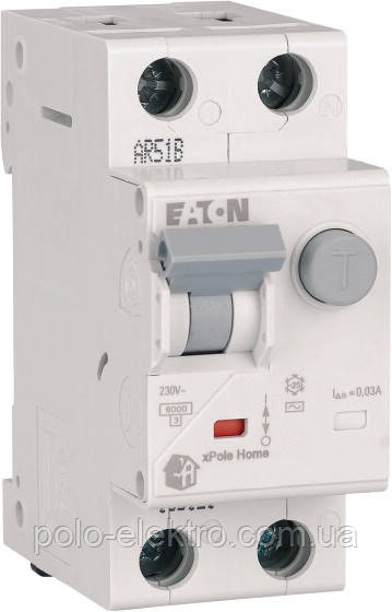Диференційний автоматичний вимикач HNB-C16/1N/003 EATON