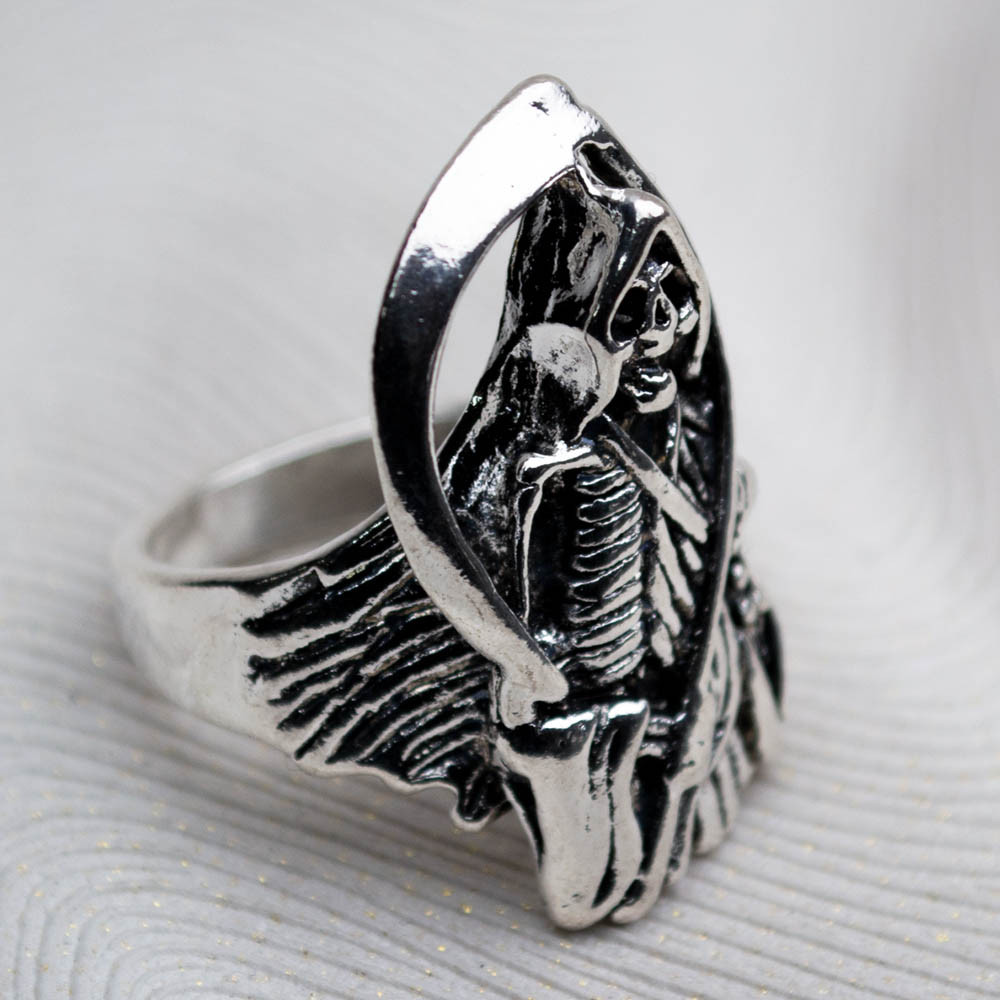 Перстень Смерть з косою PEB-40