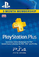 PlayStation Plus на 90 дней UK (90 days/3 months/3 месяца, PSN+ карта United Kingdom, Анлия)