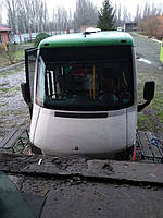 Производство и замена лобового стекла триплекс на автобусе Koch на шасси Mercedes Sprinter 616CDI в Никополе (Украина). 5