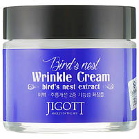 Антивіковий крем для обличчя з екстрактом ластівчиного гнізда Jigott Bird's Nest Wrinkle Cream 70 мл, фото 2