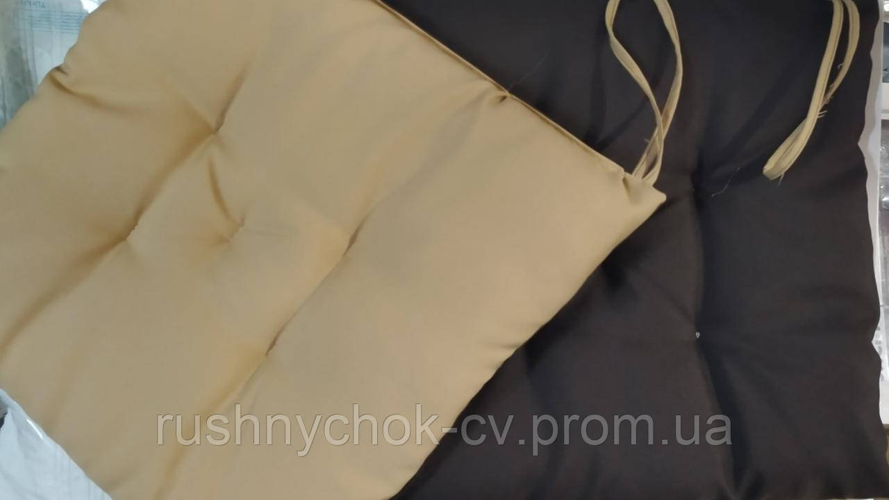 Подушки для стільців двоколірні